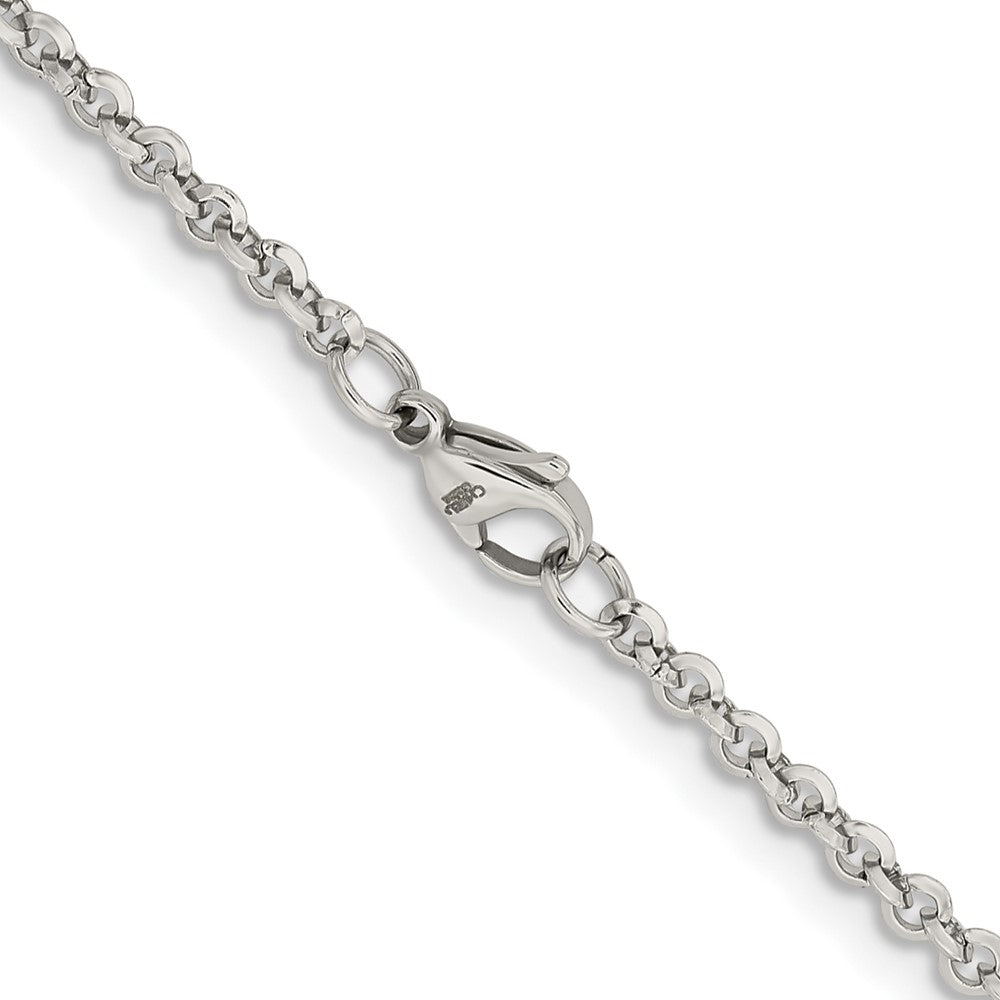 Chisel Stainless Steel Polished 3.2mm 18 inch Rolo Chain