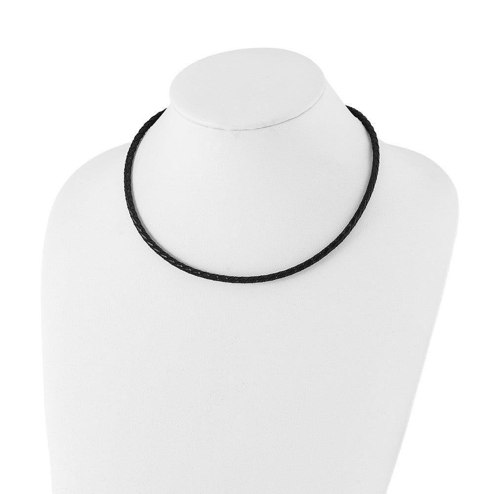 Chisel 4mm Genuine Leather Weave 20 inch Necklace