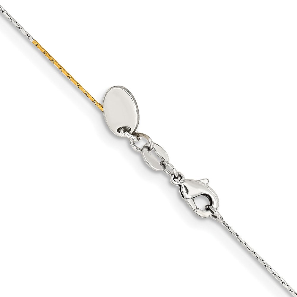 Chisel Two-tone Brass 0.85mm 20 inch Fancy Chain