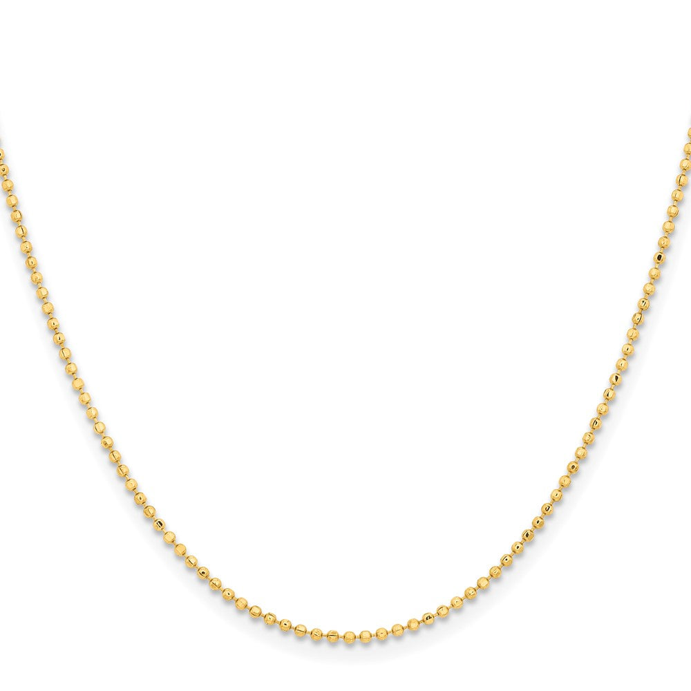 Chisel Gold-tone Brass 1.50mm Plated 24 inch Ball Chain