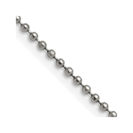 Chisel Stainless Steel Polished 2mm 20 inch Ball Chain