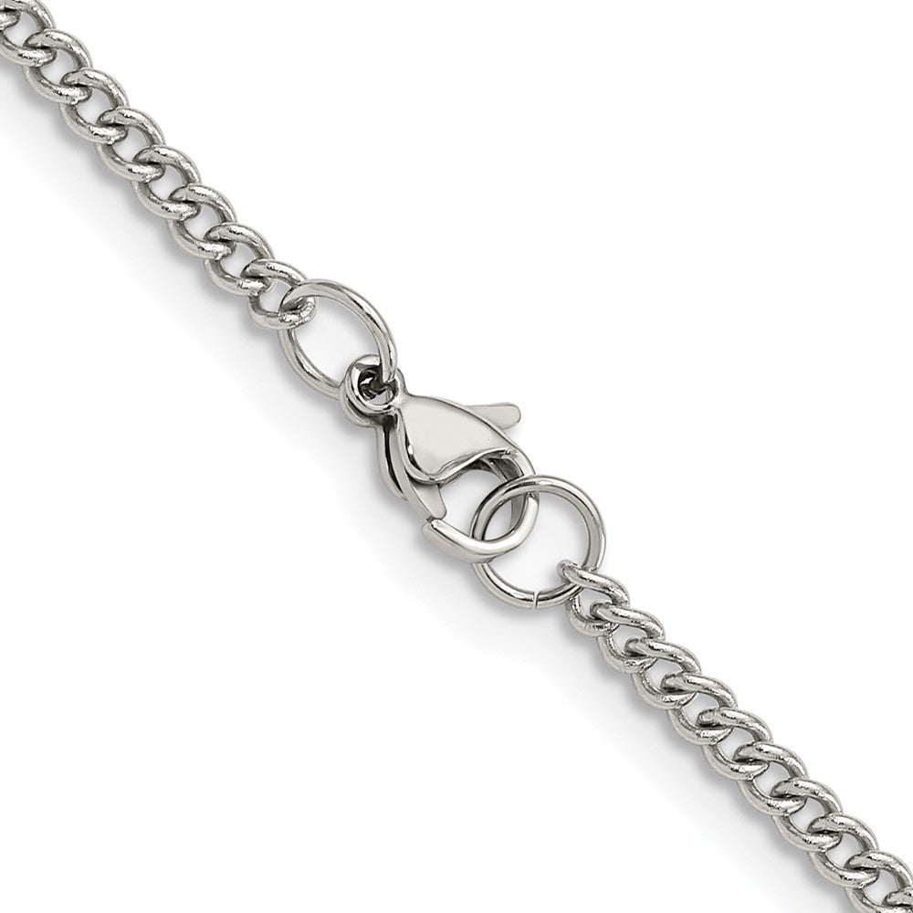 Chisel Stainless Steel Polished 3mm 24 inch Curb Chain