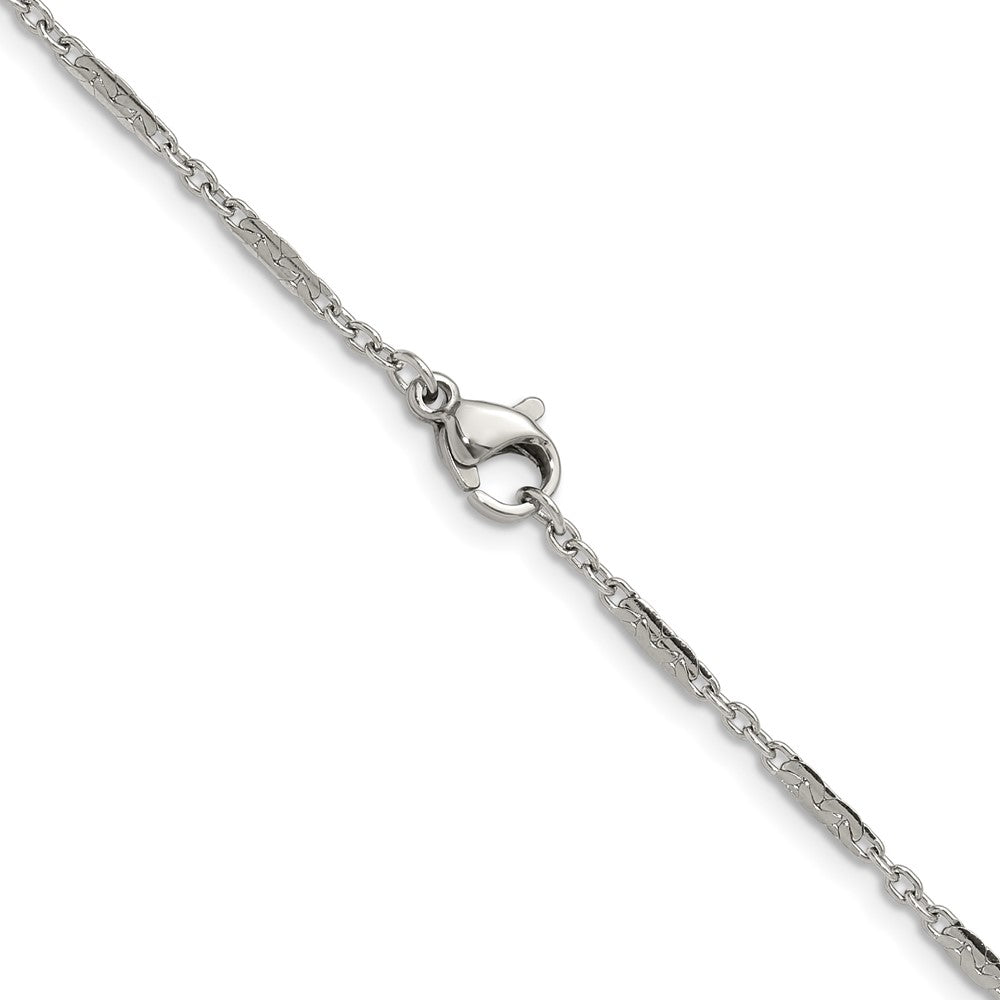 Chisel Stainless Steel Polished 1.8mm 20 inch Fancy Link Chain