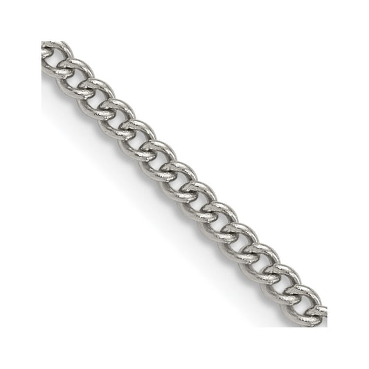 Chisel Stainless Steel Polished 3mm 18 inch Curb Chain