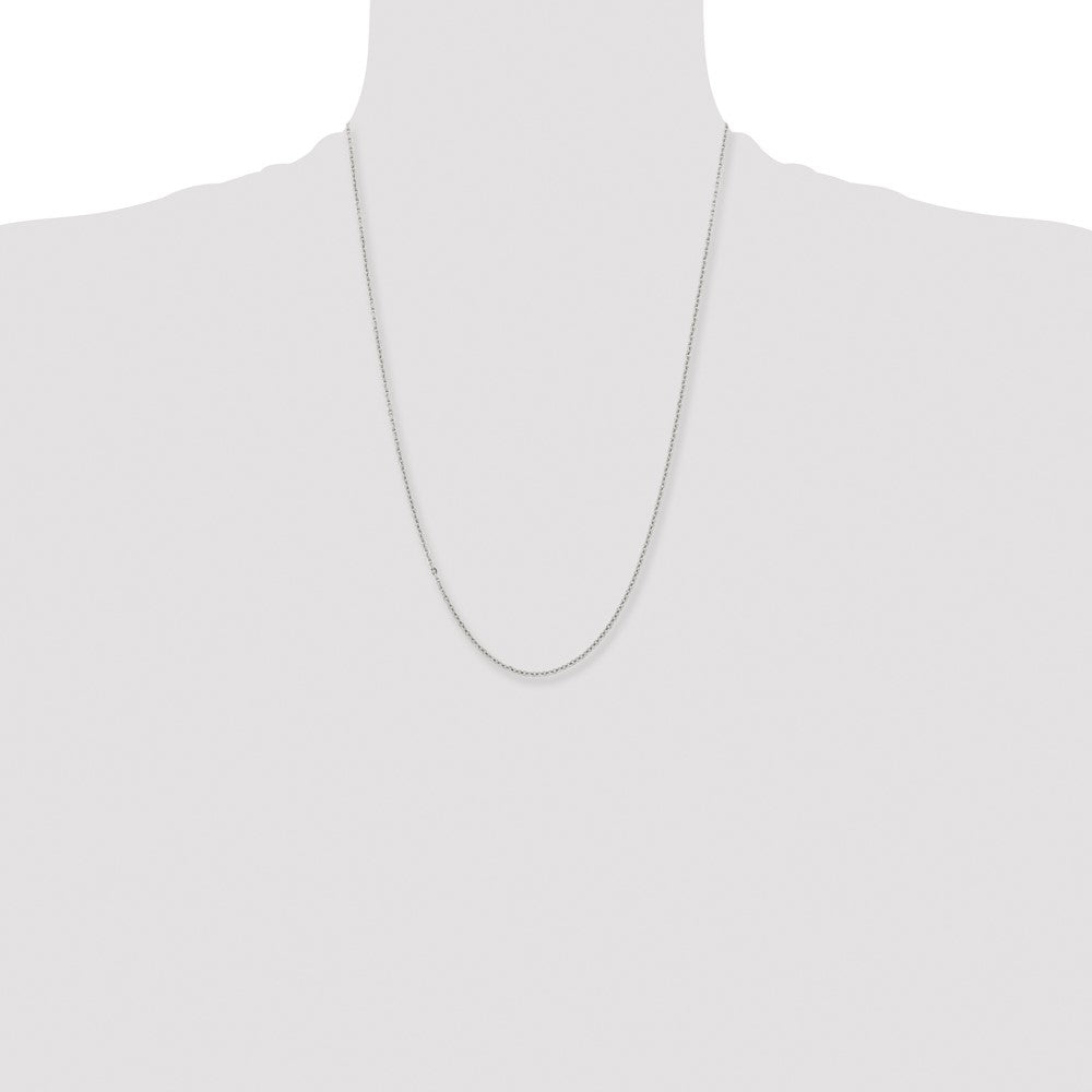 Chisel Stainless Steel Polished 2.3mm 24 inch Cable Chain