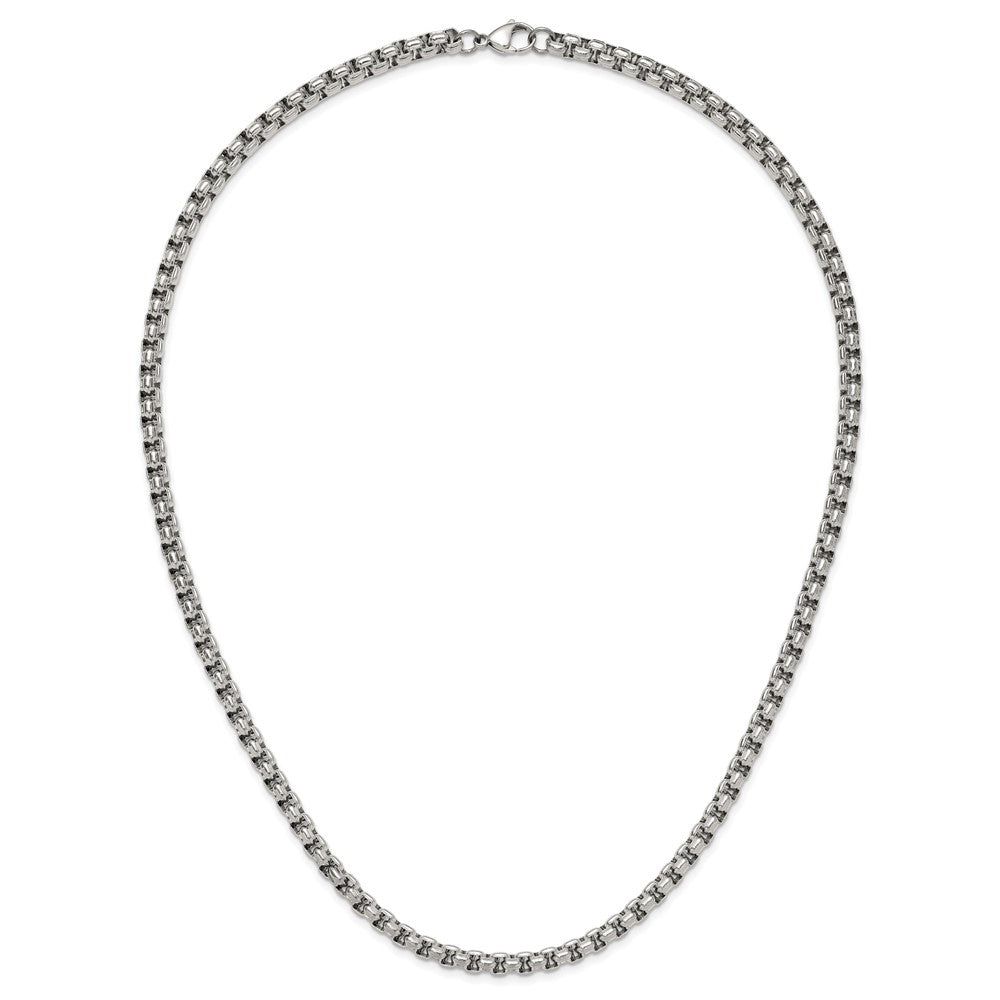 Chisel Stainless Steel Polished 24 inch Fancy Box Chain