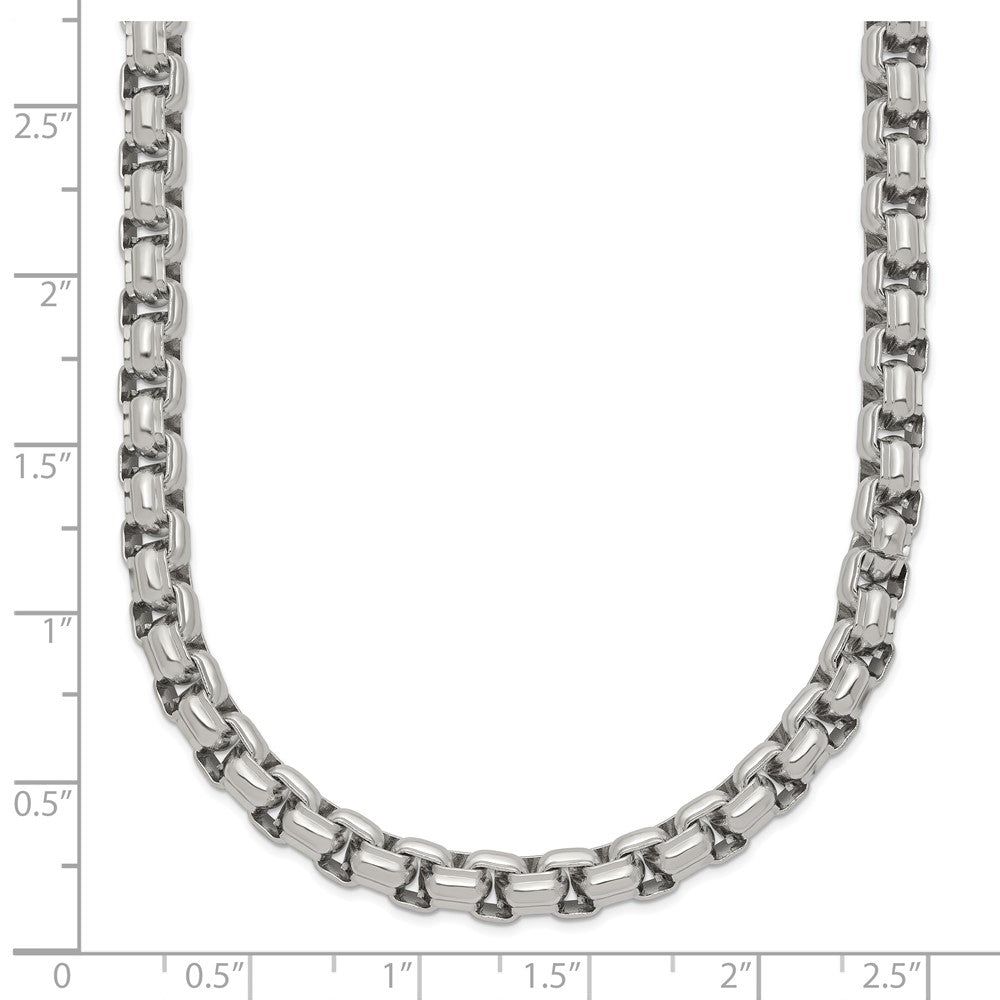 Chisel Stainless Steel Polished 24 inch Fancy Box Chain