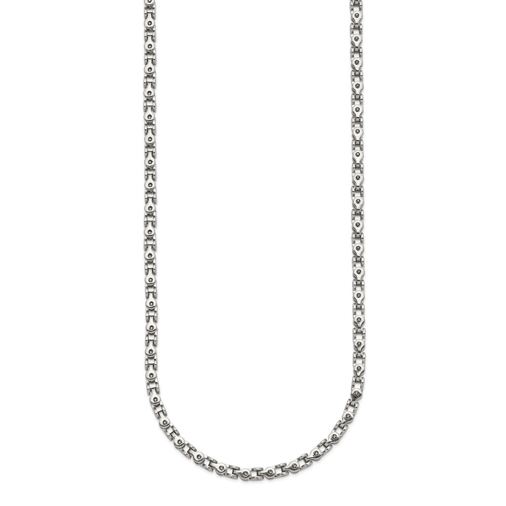 Chisel Stainless Steel Polished 20 inch Fancy Link Chain
