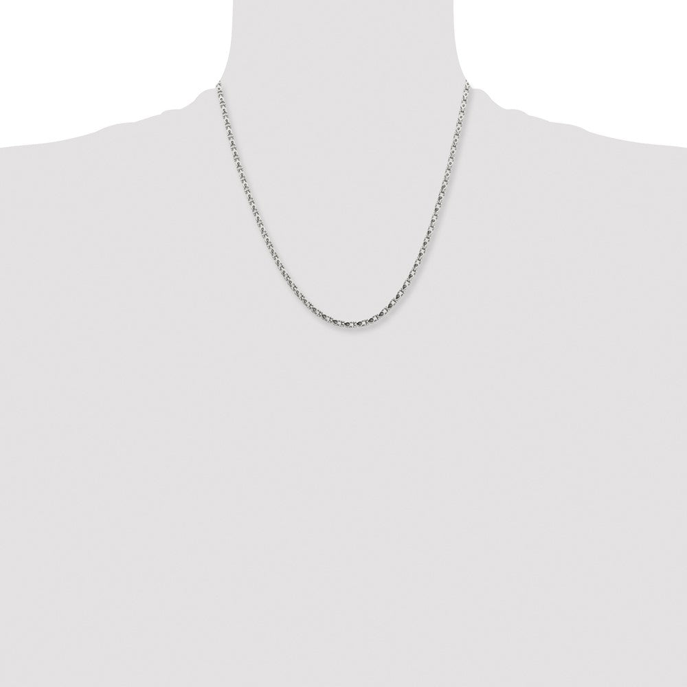Chisel Stainless Steel Polished 20 inch Fancy Link Chain