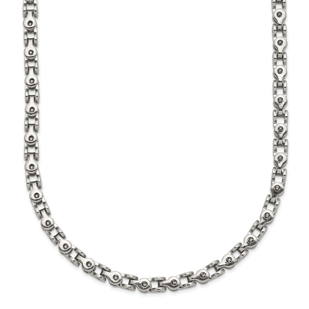 Chisel Stainless Steel Polished 20 inch Fancy Link Chain