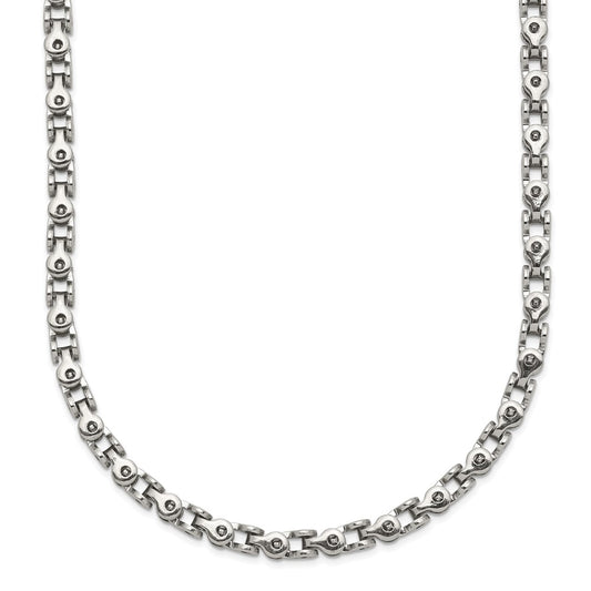 Chisel Stainless Steel Polished 20 inch Fancy Link Chain