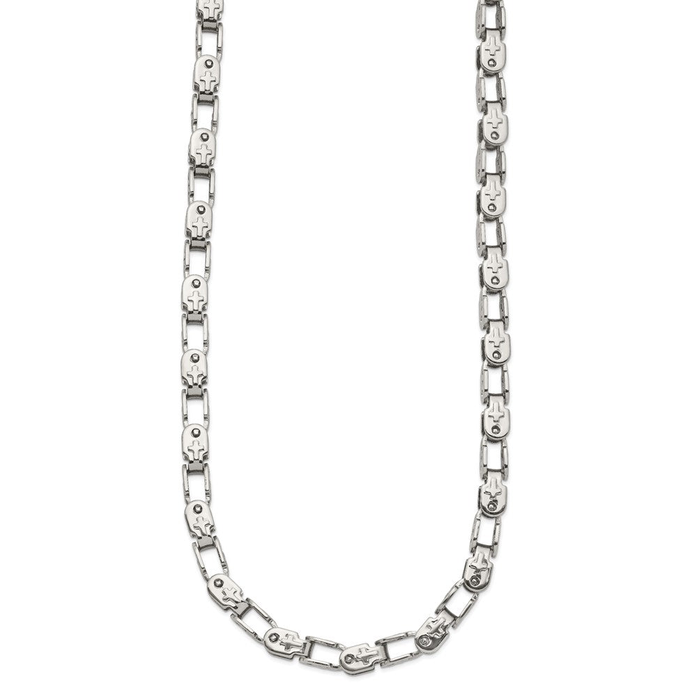 Chisel Stainless Steel Polished 24 inch Fancy Link Chain