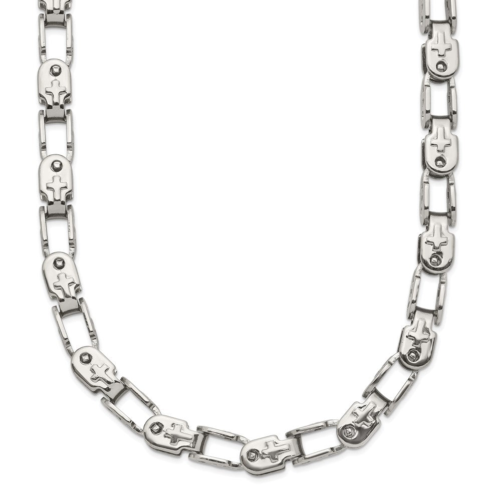 Chisel Stainless Steel Polished 18 inch Fancy Link Chain