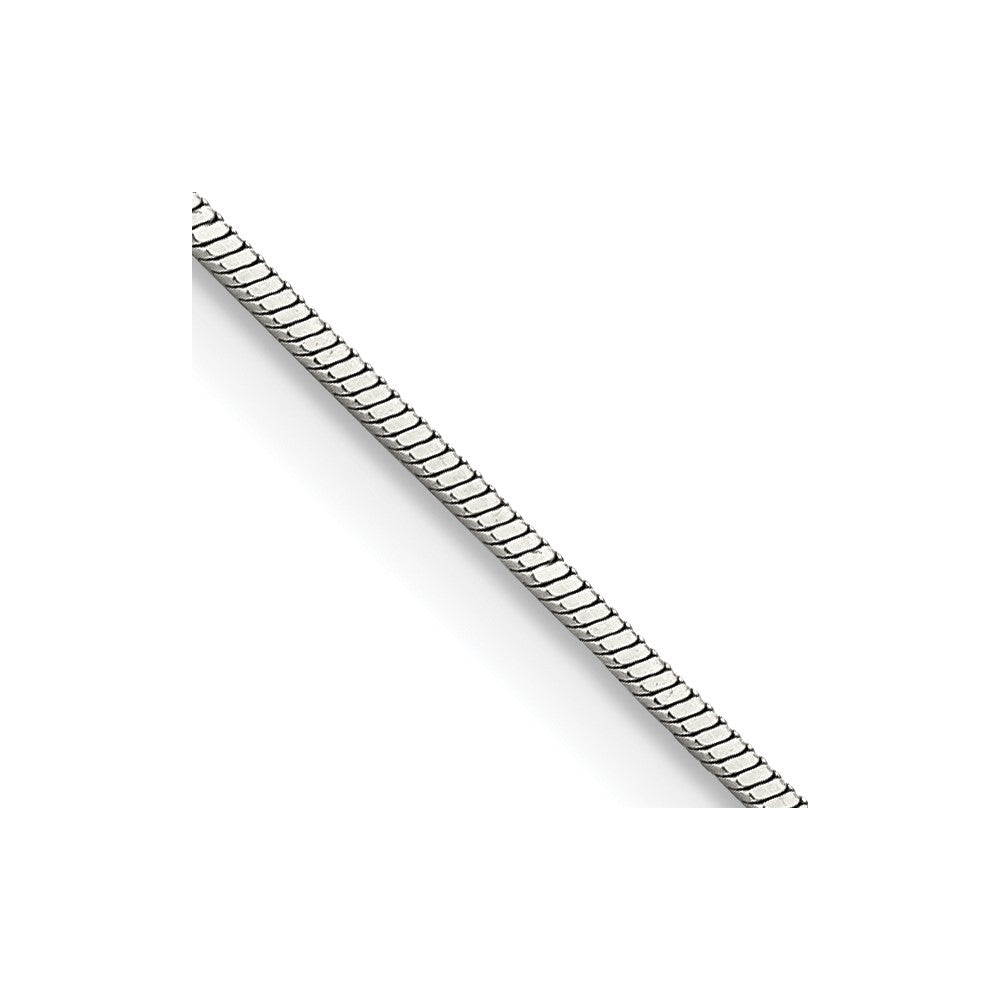 Chisel Stainless Steel Polished 1.5mm Square Snake 22 inch Chain