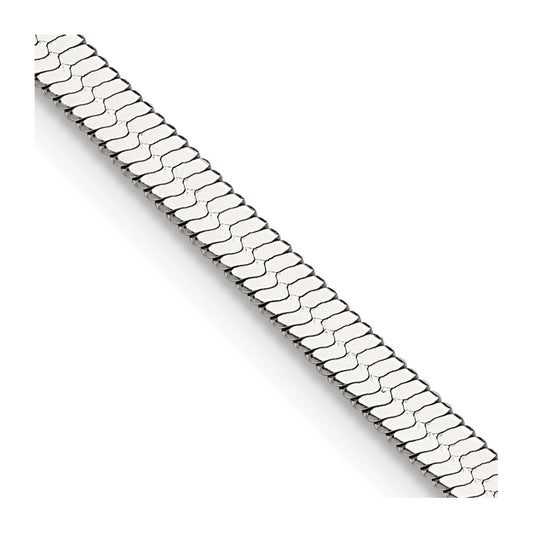 Chisel Stainless Steel Polished 3.90mm 22 inch Herringbone Chain