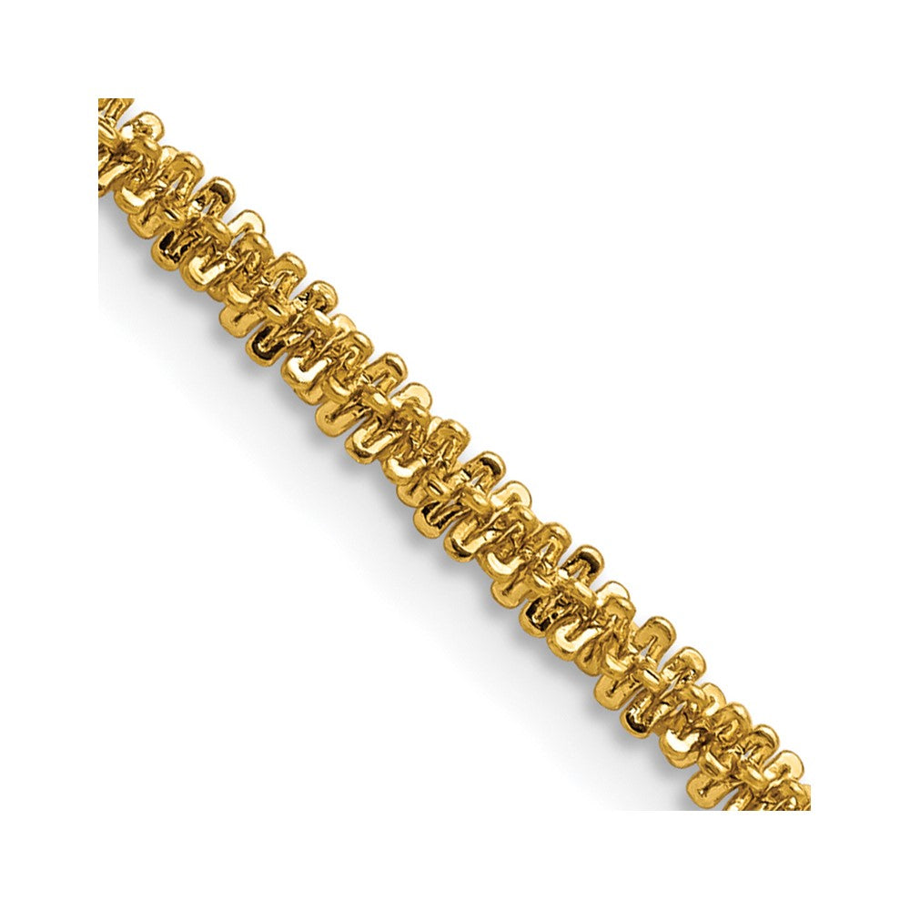 Chisel Stainless Steel Polished Yellow IP-plated 3mm 20 inch Cyclone Chain