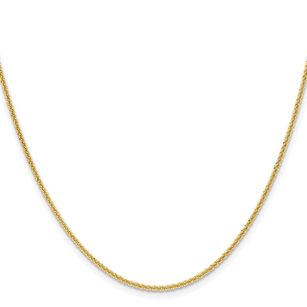 Chisel Stainless Steel Polished Yellow IP-plated 1.7mm 24 inch Cyclone Chain