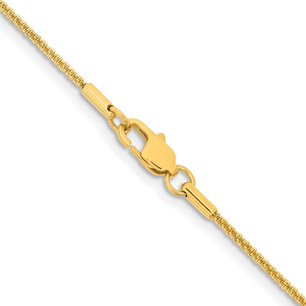 Chisel Stainless Steel Polished Yellow IP-plated 1.7mm 22 inch Cyclone Chain