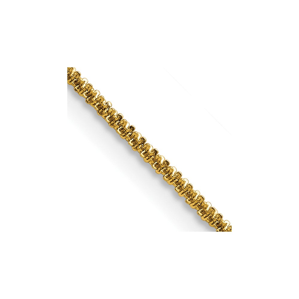 Chisel Stainless Steel Polished Yellow IP-plated 1.7mm 24 inch Cyclone Chain