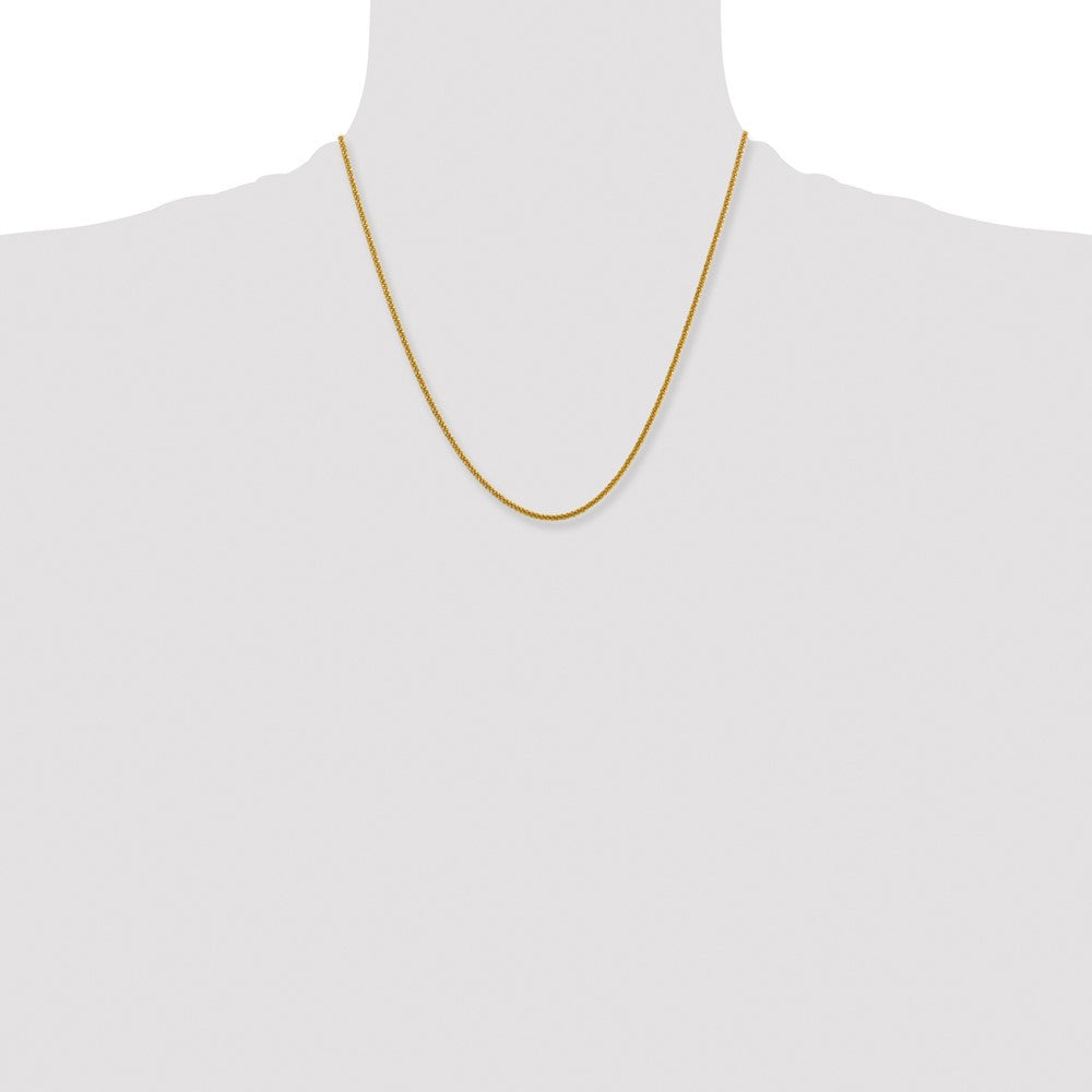 Chisel Stainless Steel Polished Yellow IP-plated 2.2mm 20 inch Cyclone Chain