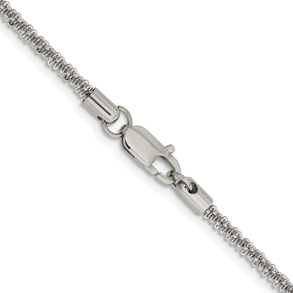 Chisel Stainless Steel Polished 3.3mm 22 inch Cyclone Chain