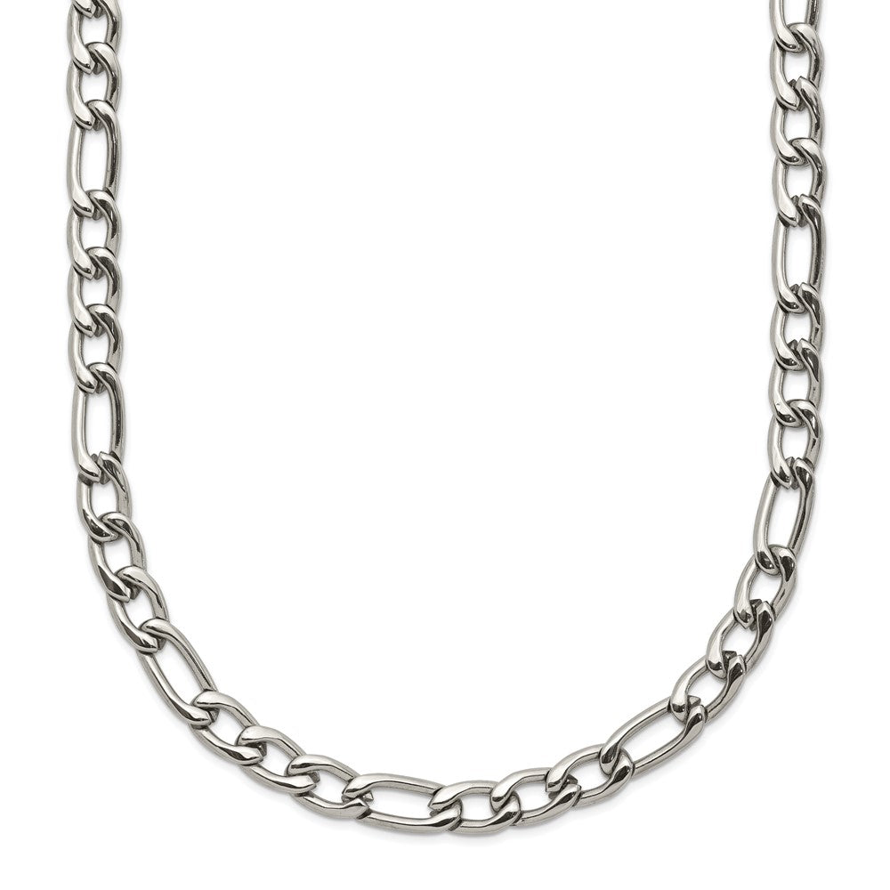 Chisel Stainless Steel Polished 4mm 20 inch Figaro Chain