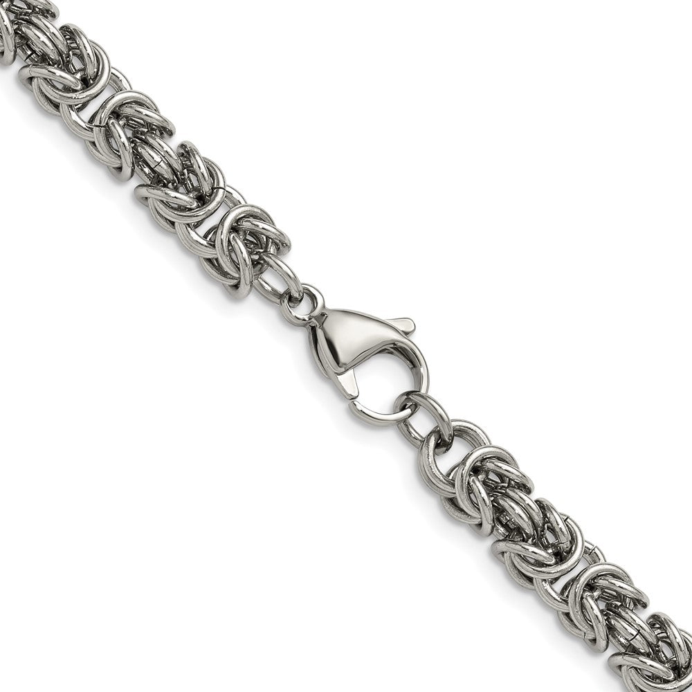 Chisel Stainless Steel Polished 6mm 24 inch Fancy Link Necklace
