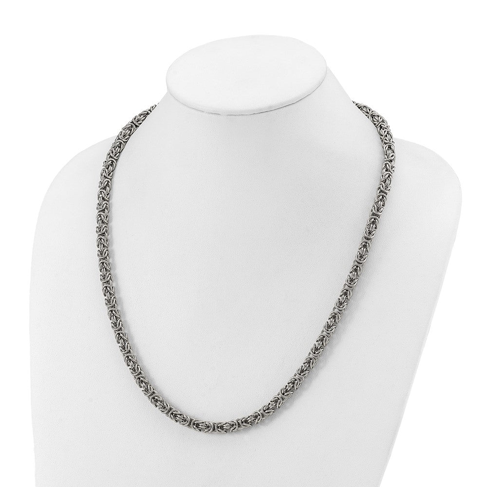 Chisel Stainless Steel Polished 6mm 24 inch Fancy Link Necklace