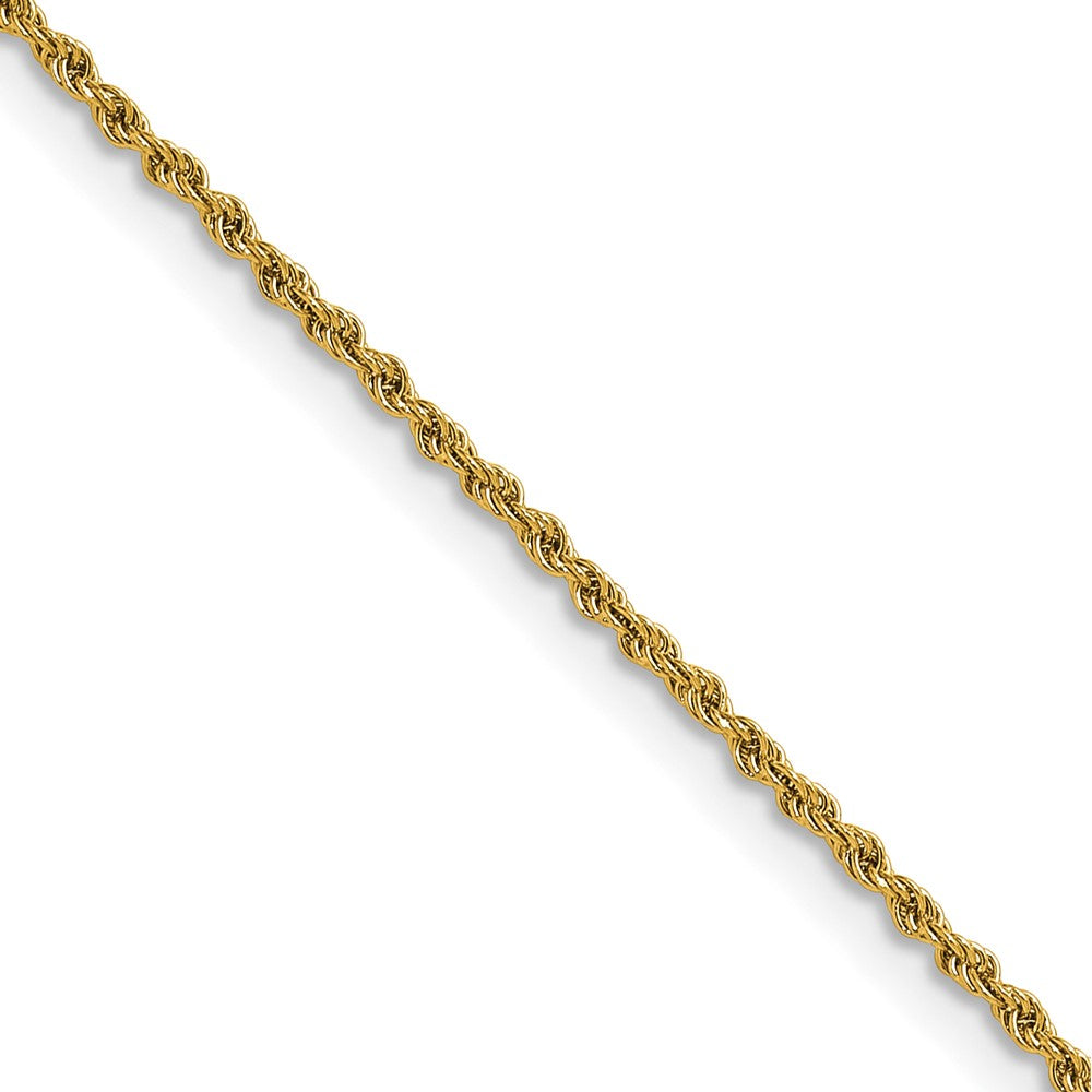 Chisel Stainless Steel Polished Yellow IP-plated 1.5mm 24 inch Rope Chain
