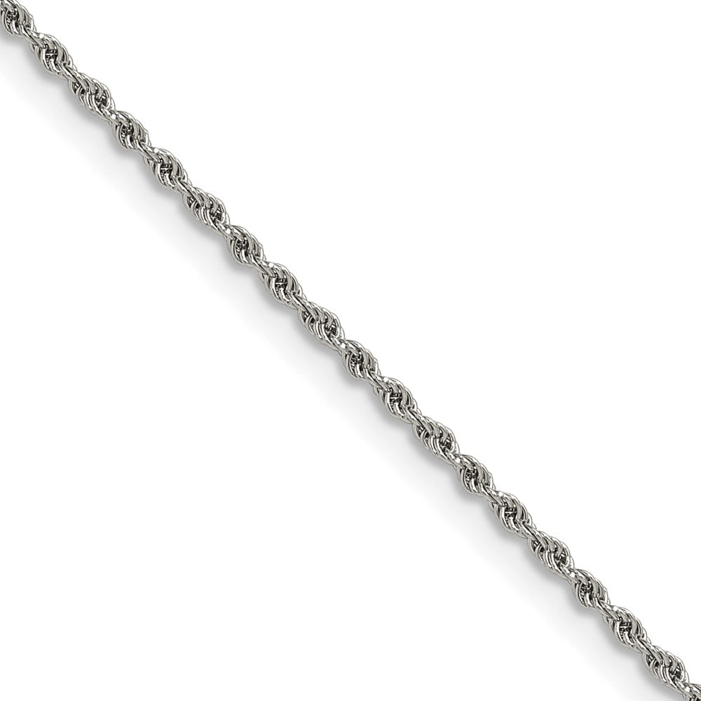 Chisel Stainless Steel Polished 1.5mm 16 inch Rope Chain