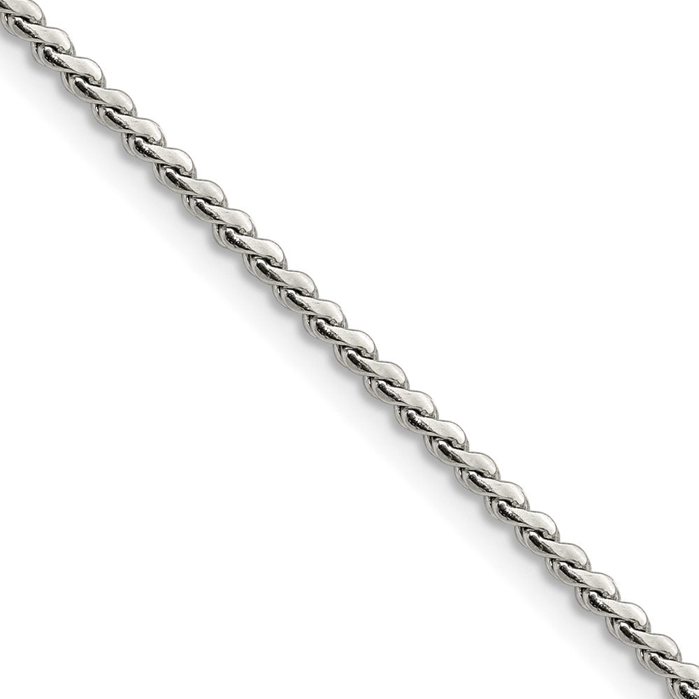 Chisel Stainless Steel Polished 2mm 18 inch Fancy Curb Link Necklace