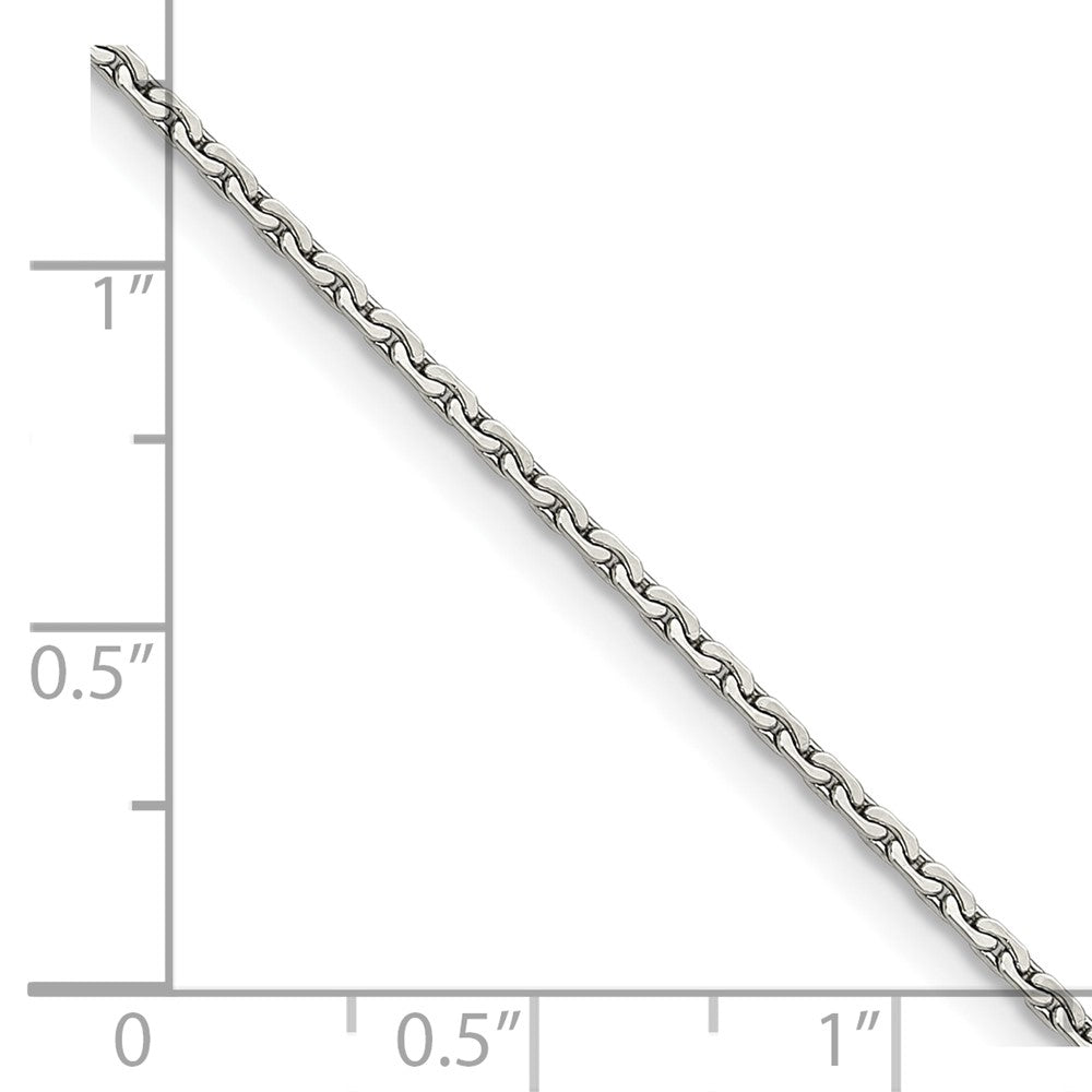 Chisel Stainless Steel Polished 1.5mm 20 inch Fancy Link Chain