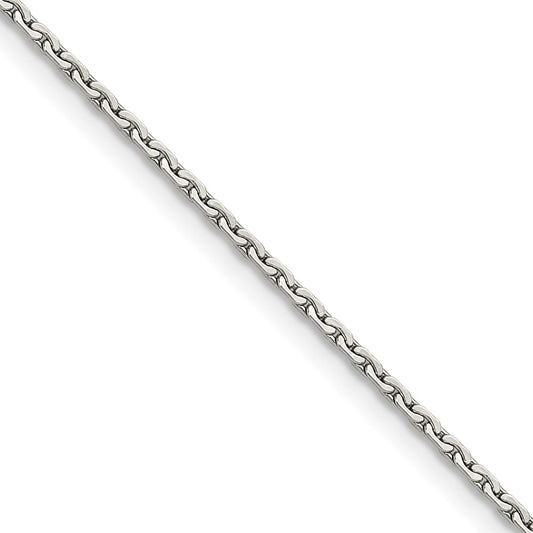 Chisel Stainless Steel Polished 1.5mm 16 inch Fancy Link Chain