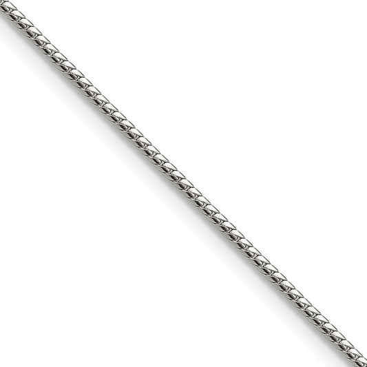 Chisel Stainless Steel Polished 1.5mm 16 inch Flat Curb Link Necklace