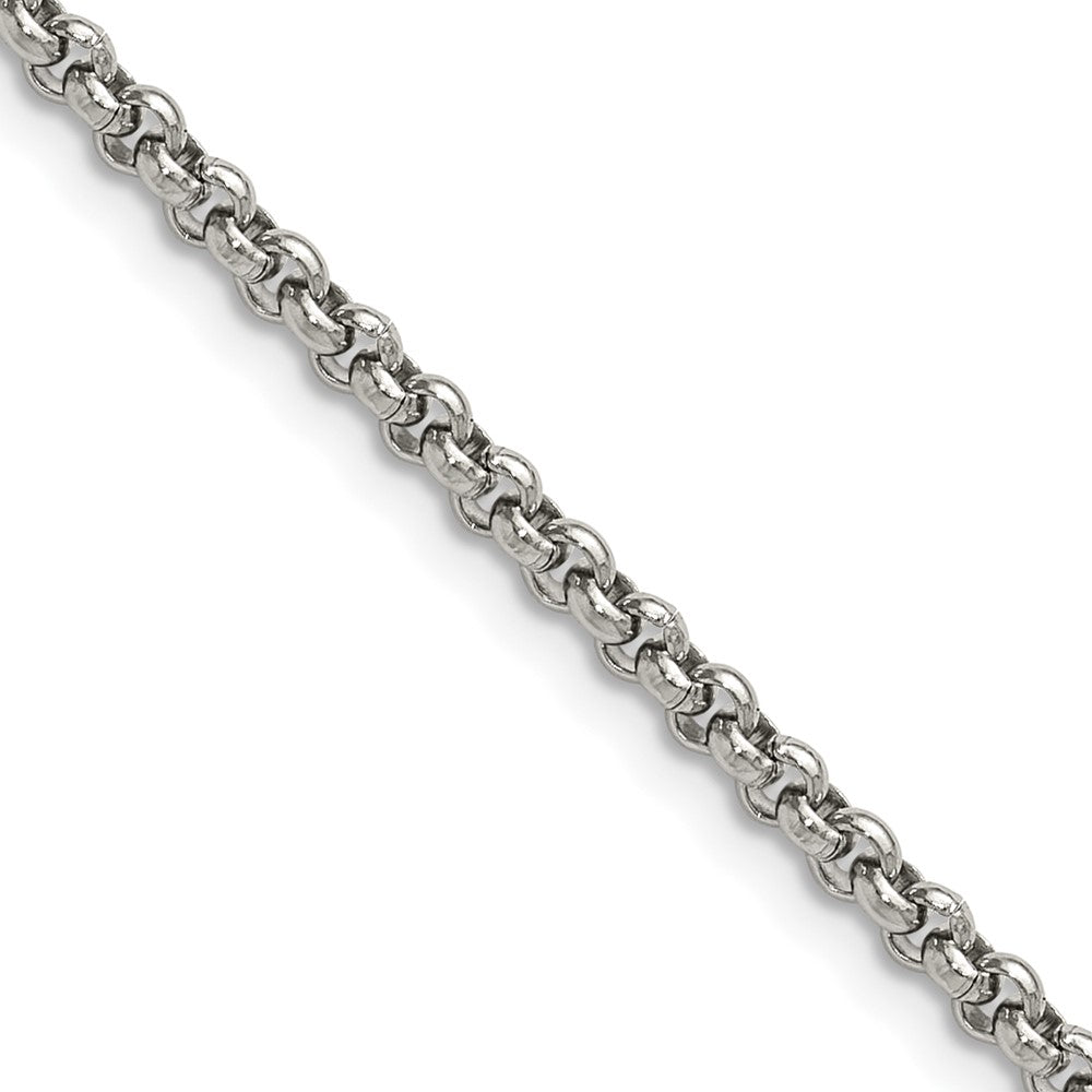Chisel Stainless Steel Polished 3mm 20 inch Rolo Chain