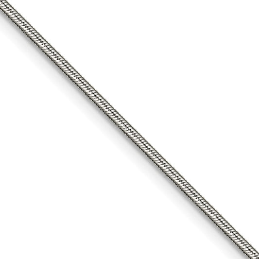 Chisel Stainless Steel Polished 1.5mm 16 inch Snake Chain