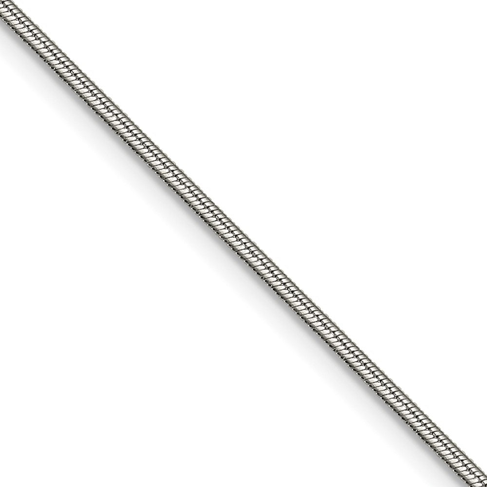 Chisel Stainless Steel Polished 1.5mm 18 inch Snake Chain