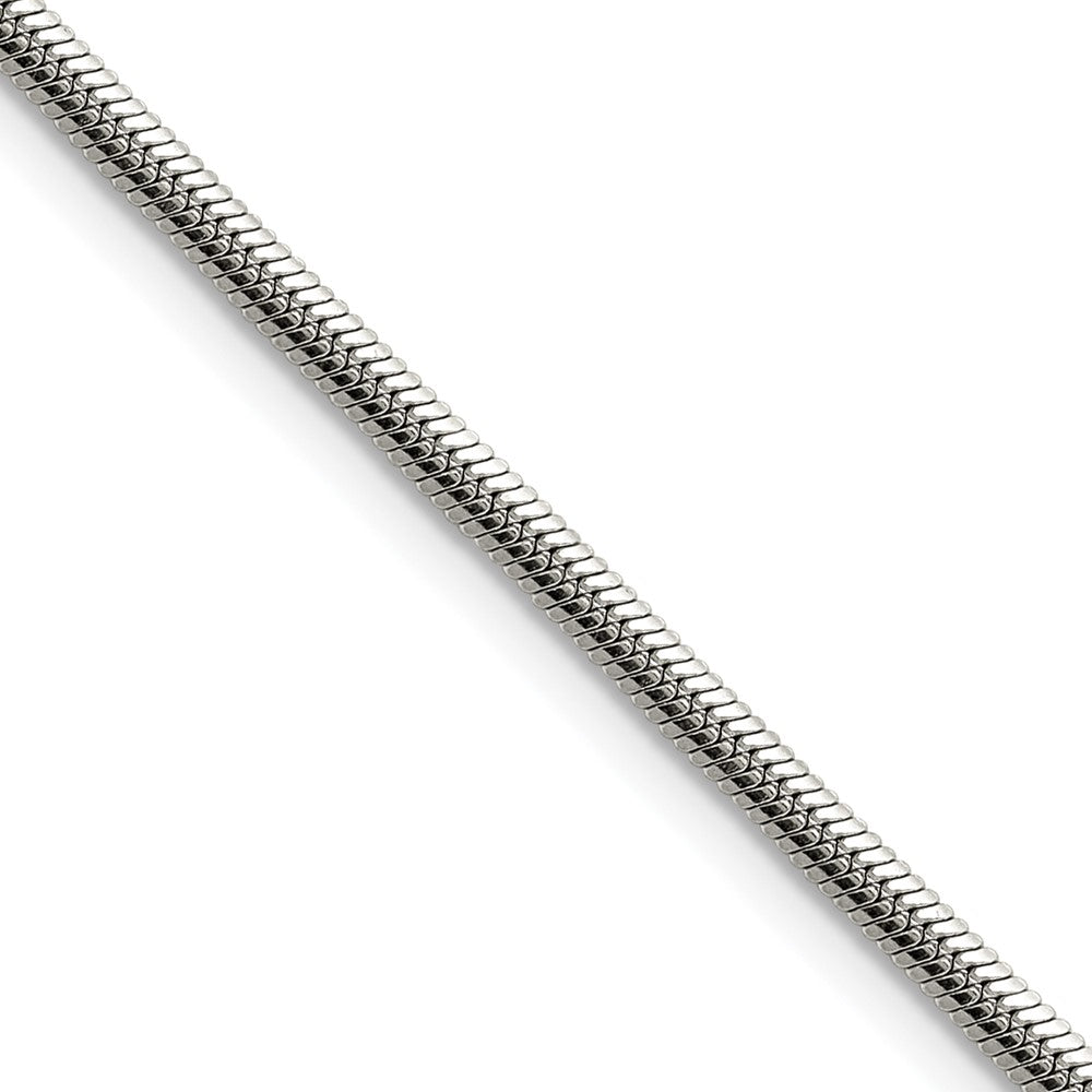 Chisel Stainless Steel Polished 2.7mm 24 inch Snake Chain