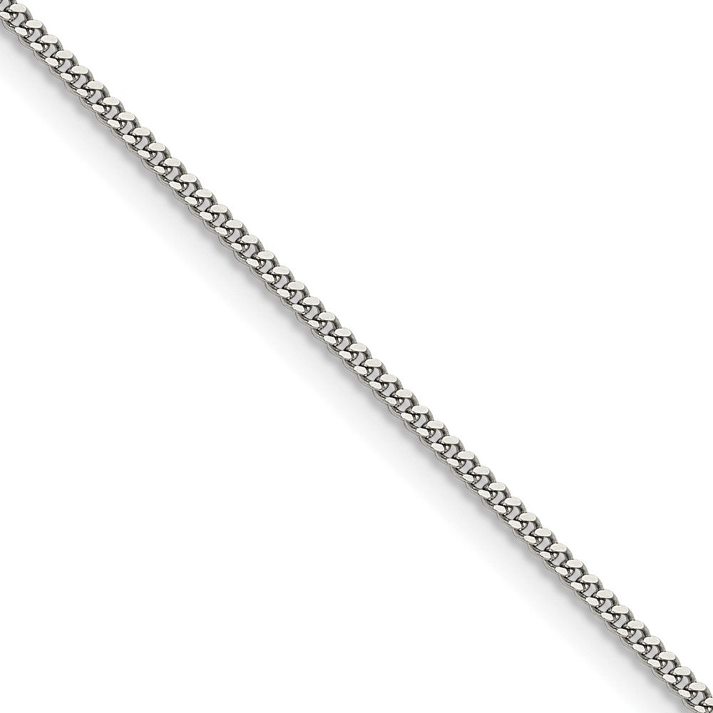 Chisel Stainless Steel Polished 1.5mm 18 inch Curb Chain