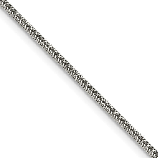 Chisel Stainless Steel Polished 1.5mm 22 inch Square Wheat Chain