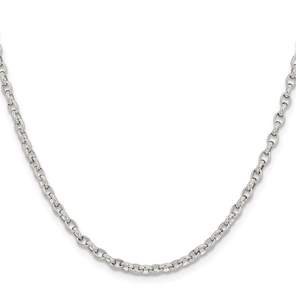 Chisel Stainless Steel Polished 3.2mm 20 inch Cable Chain
