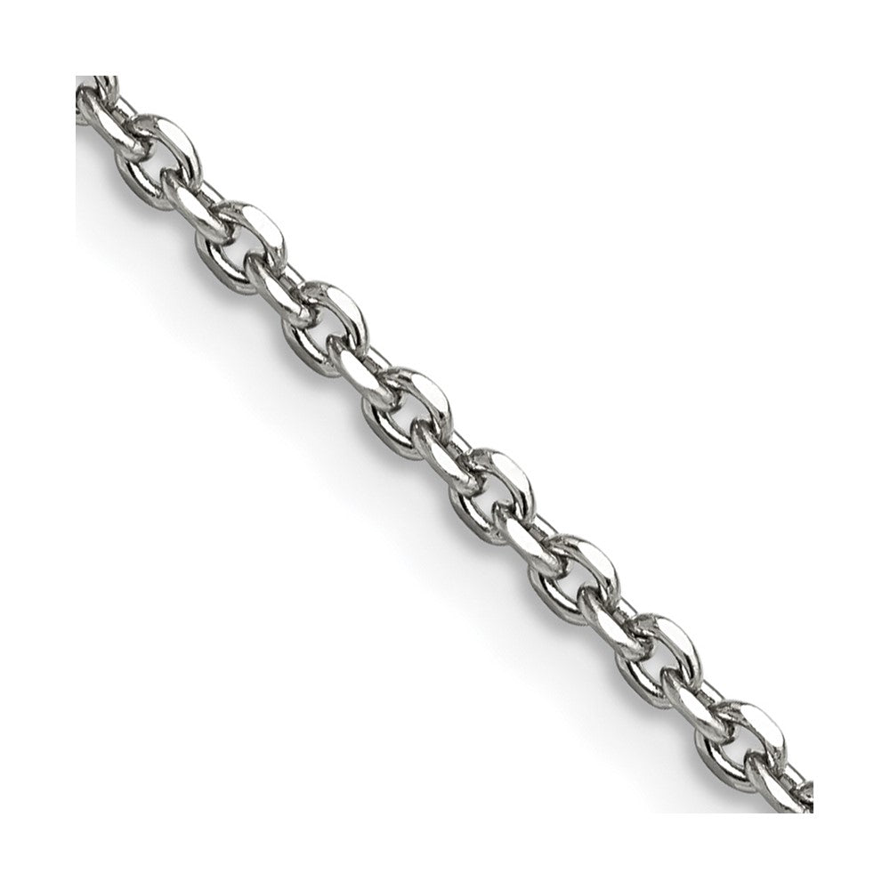 Chisel Stainless Steel Polished 2.7mm 20 inch Cable Chain