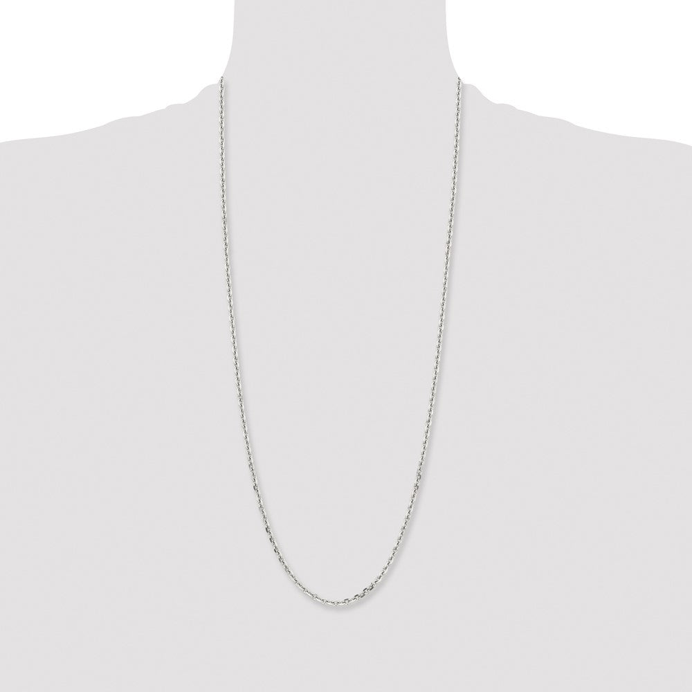 Chisel Stainless Steel Polished 4.3mm 30 inch Cable Chain
