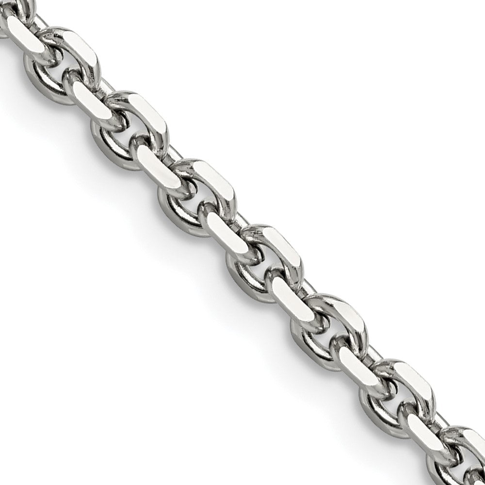Chisel Stainless Steel Polished 4.3mm 20 inch Cable Chain