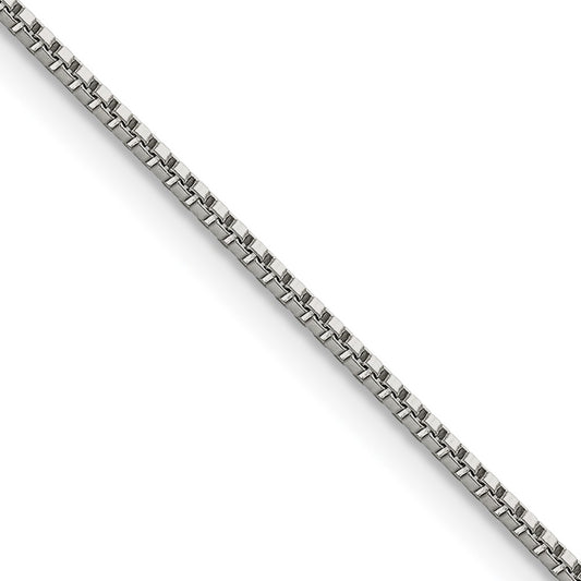 Chisel Stainless Steel Polished 1.2mm 20 inch Box Chain