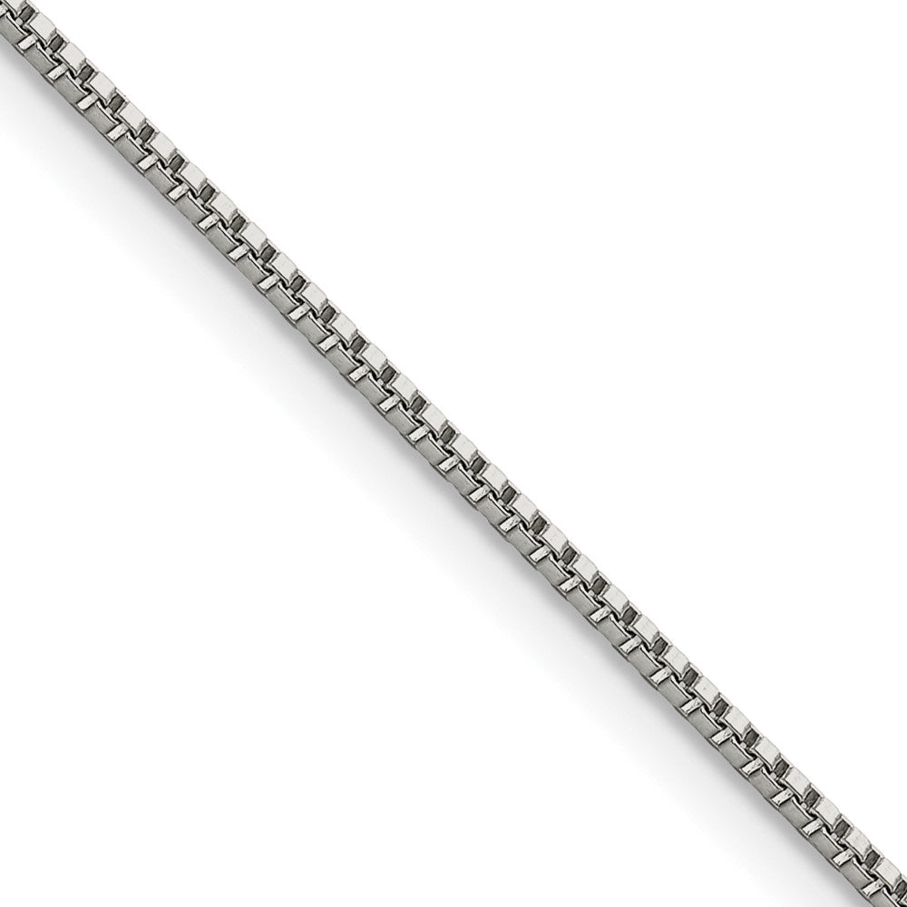 Chisel Stainless Steel Polished 1.2mm 18 inch Box Chain