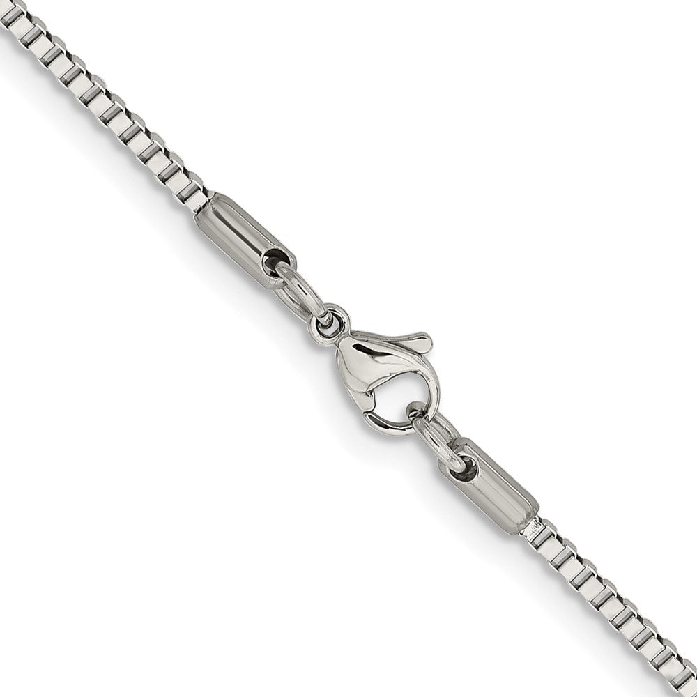 Chisel Stainless Steel Polished 2mm 24 inch Box Chain