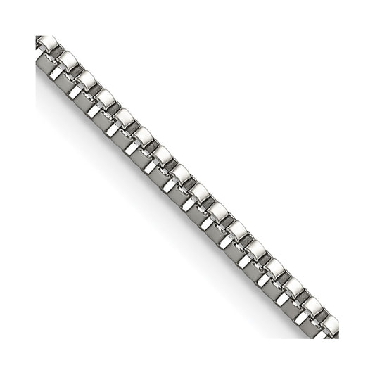 Chisel Stainless Steel Polished 2mm 22 inch Box Chain