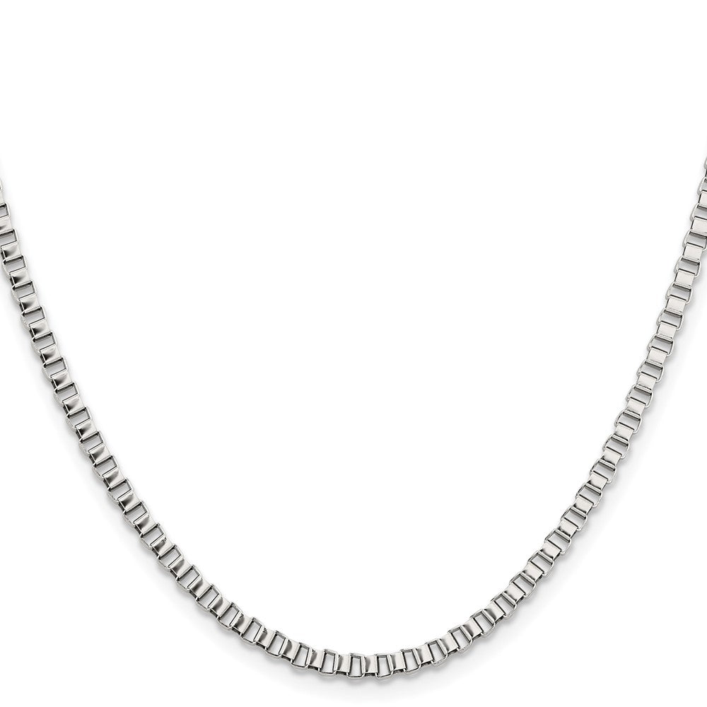 Chisel Stainless Steel Polished 3.2mm 22 inch Box Chain