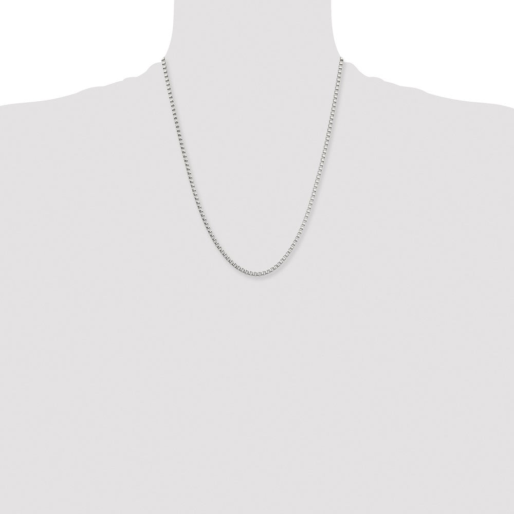 Chisel Stainless Steel Polished 3.2mm 22 inch Box Chain